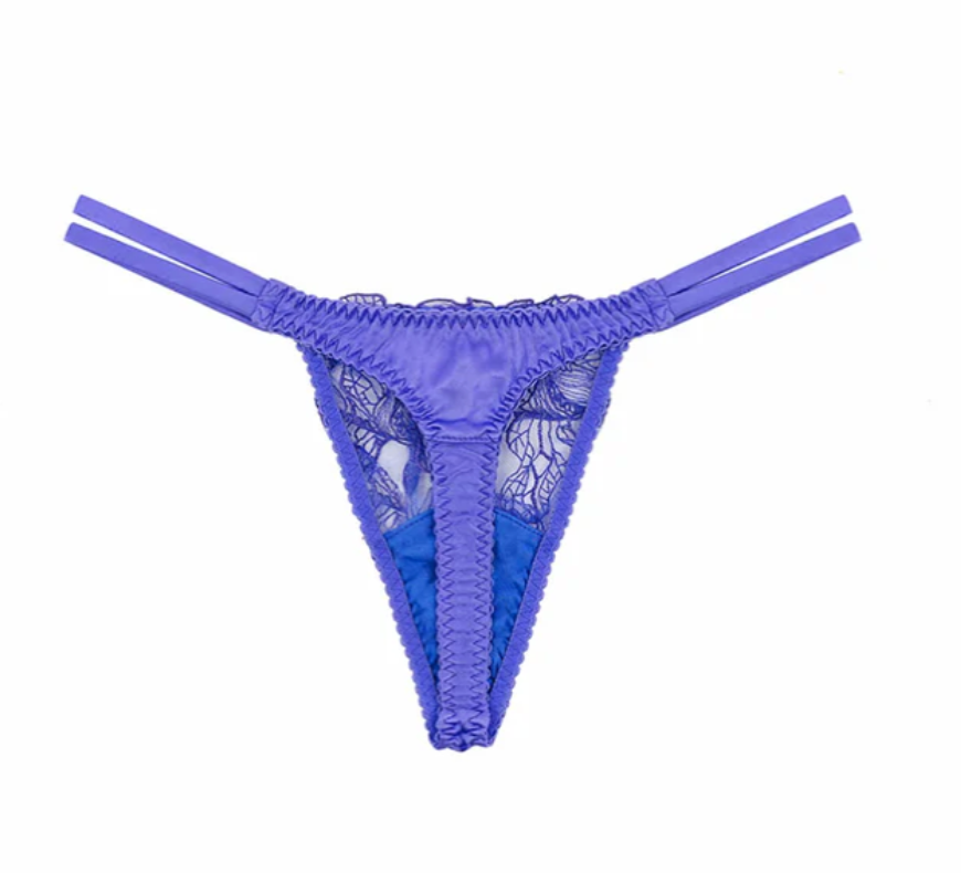 Iris Silk Thong