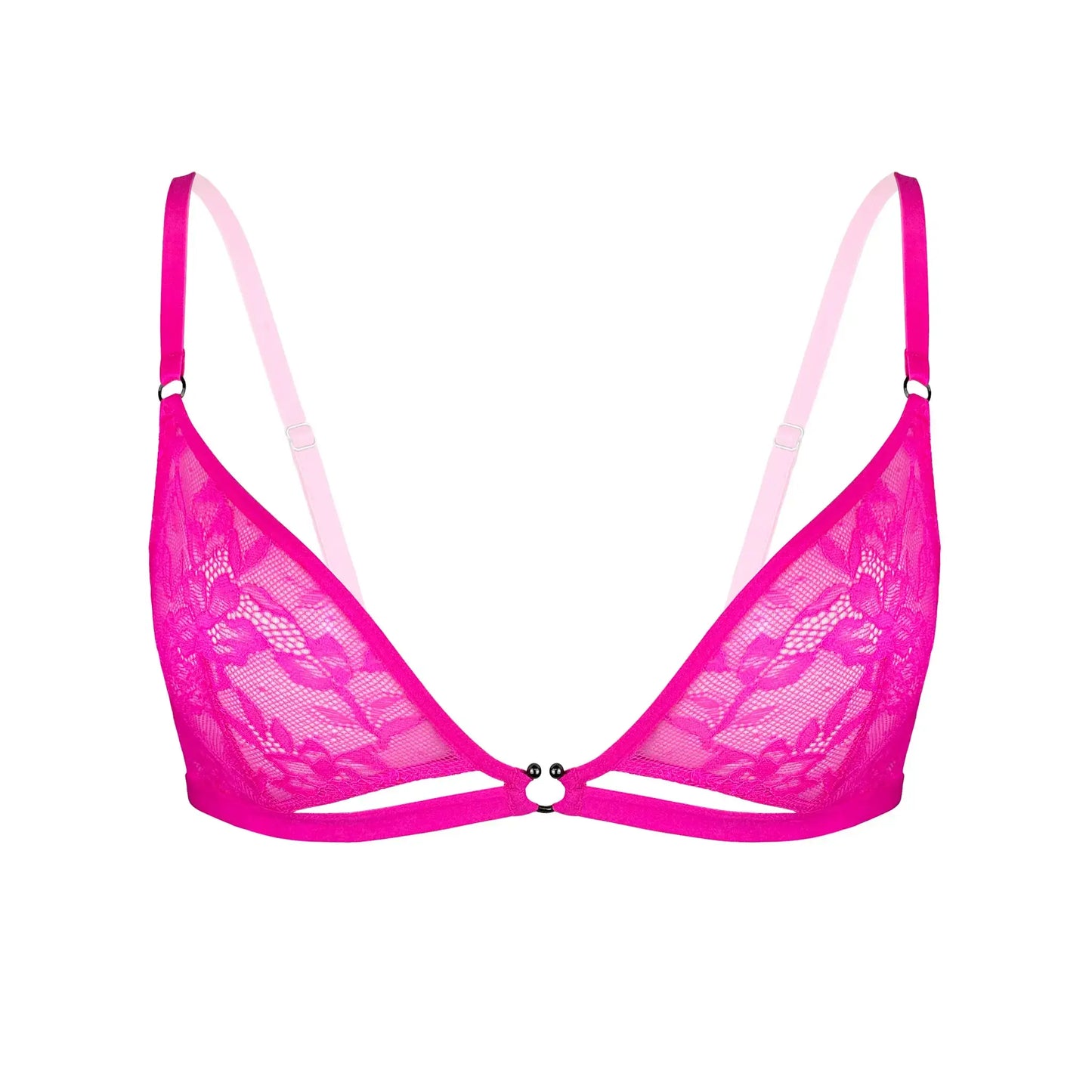 Hologram Bralette Electric Magenta