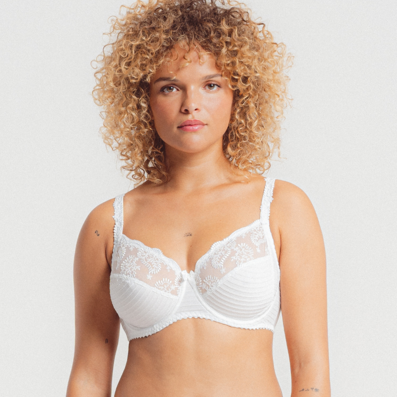 Elise Full Cup Bra White