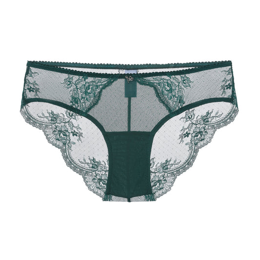 Kim Stretch Lace Cheeky Green