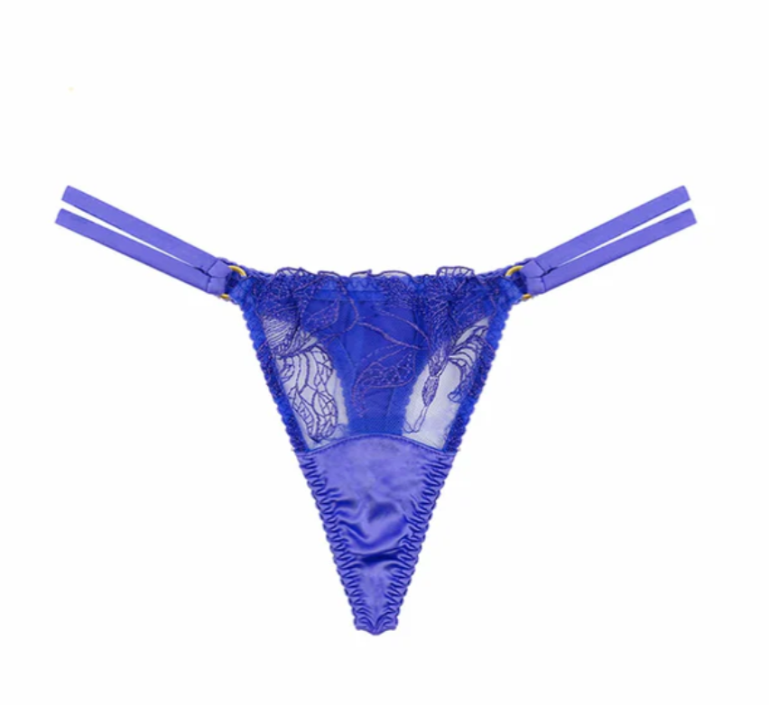 Iris Silk Thong