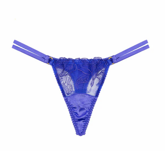 Iris Silk Thong
