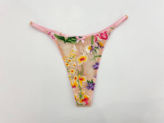 Wildflowers Adjustable Thong